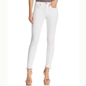 BLANKNYC Jeans Skinny White Fray Hem